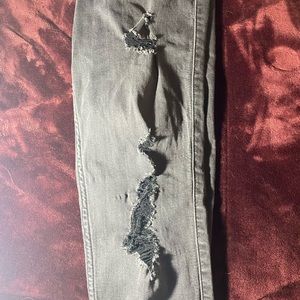 High rise jean legging